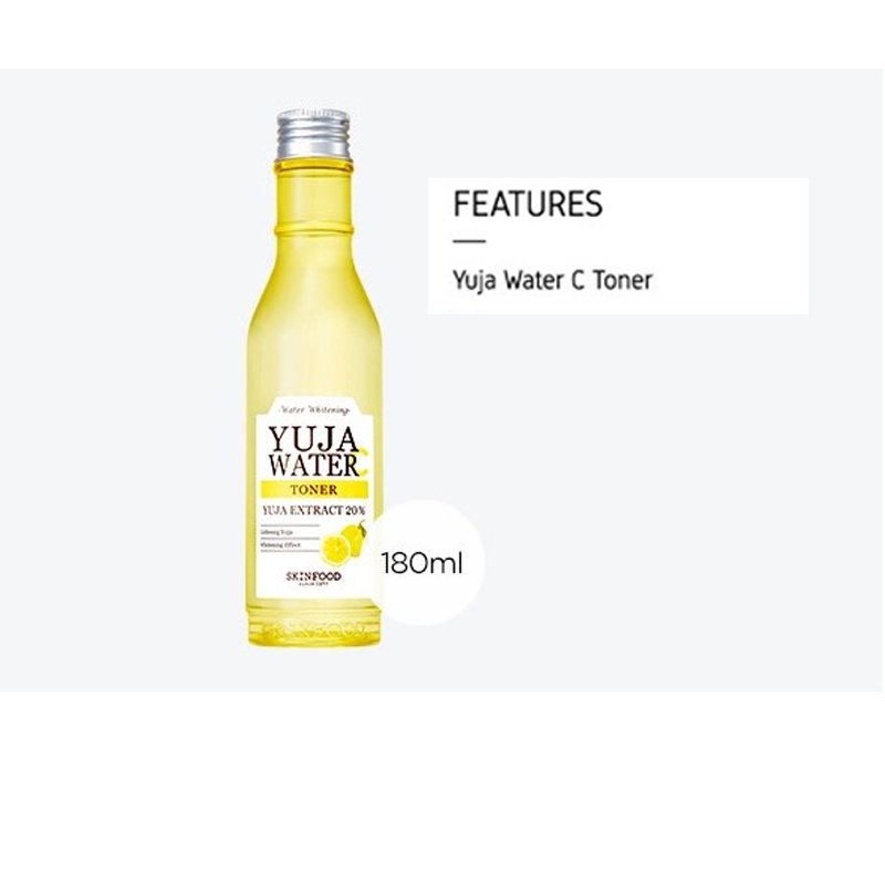 skinfood yuja water c toner 180ml skinfood yuja water c toner 180ml