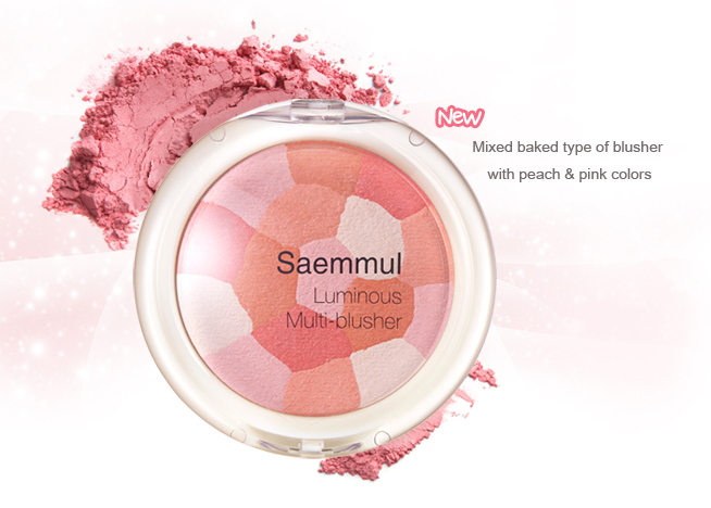 the saem saemmul luminous multi blusher 8g the saem saemmul luminous multi blusher 8g