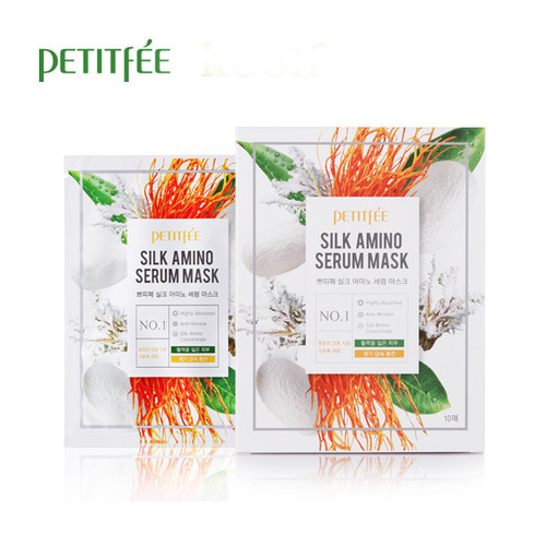 Petitfee_Silk_Amino_Serum_Mask_10ea