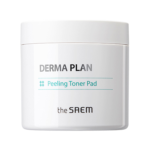 the SAEM Derma Plan Peeling Toner Pad the SAEM Derma Plan Peeling Toner Pad