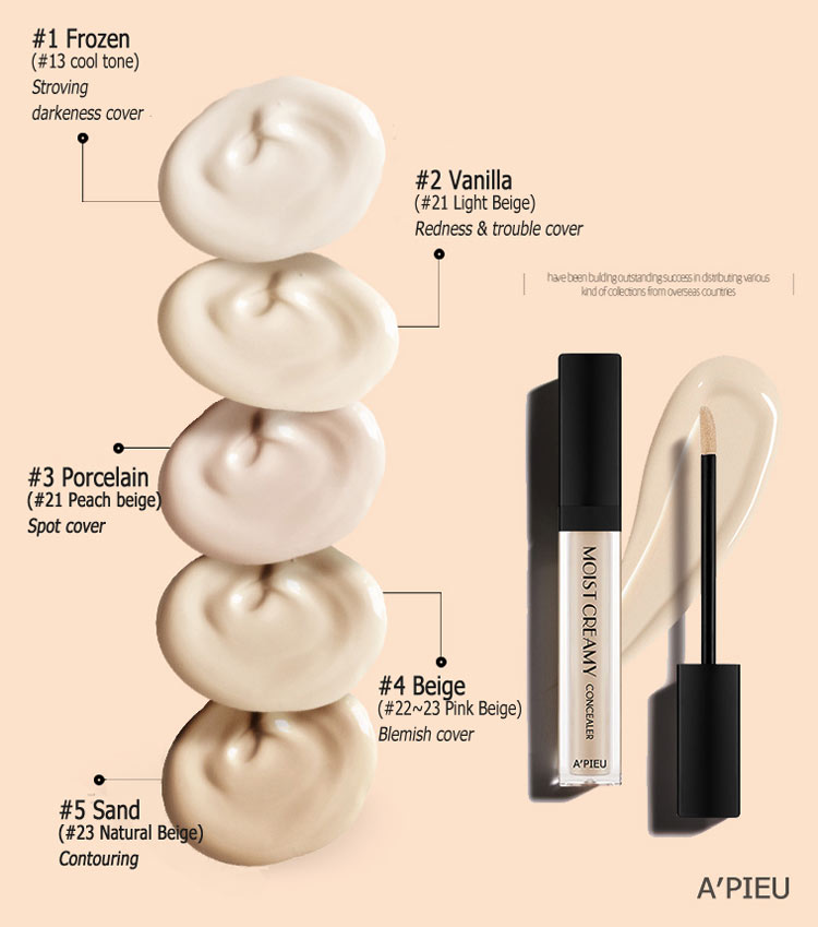 MIXDAIR Liquid Concealer Makeup For Face Full Cover Pro