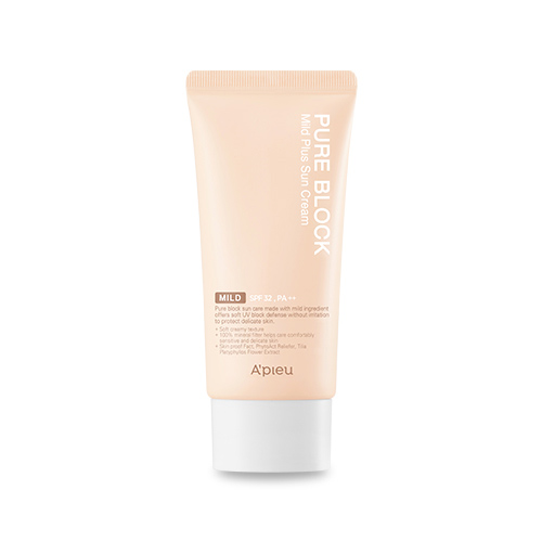 A'PIEU Pure Block Mild Plus Sun Cream SPF32 PA++ A'PIEU Pure Block Mild Plus Sun Cream SPF32 PA++