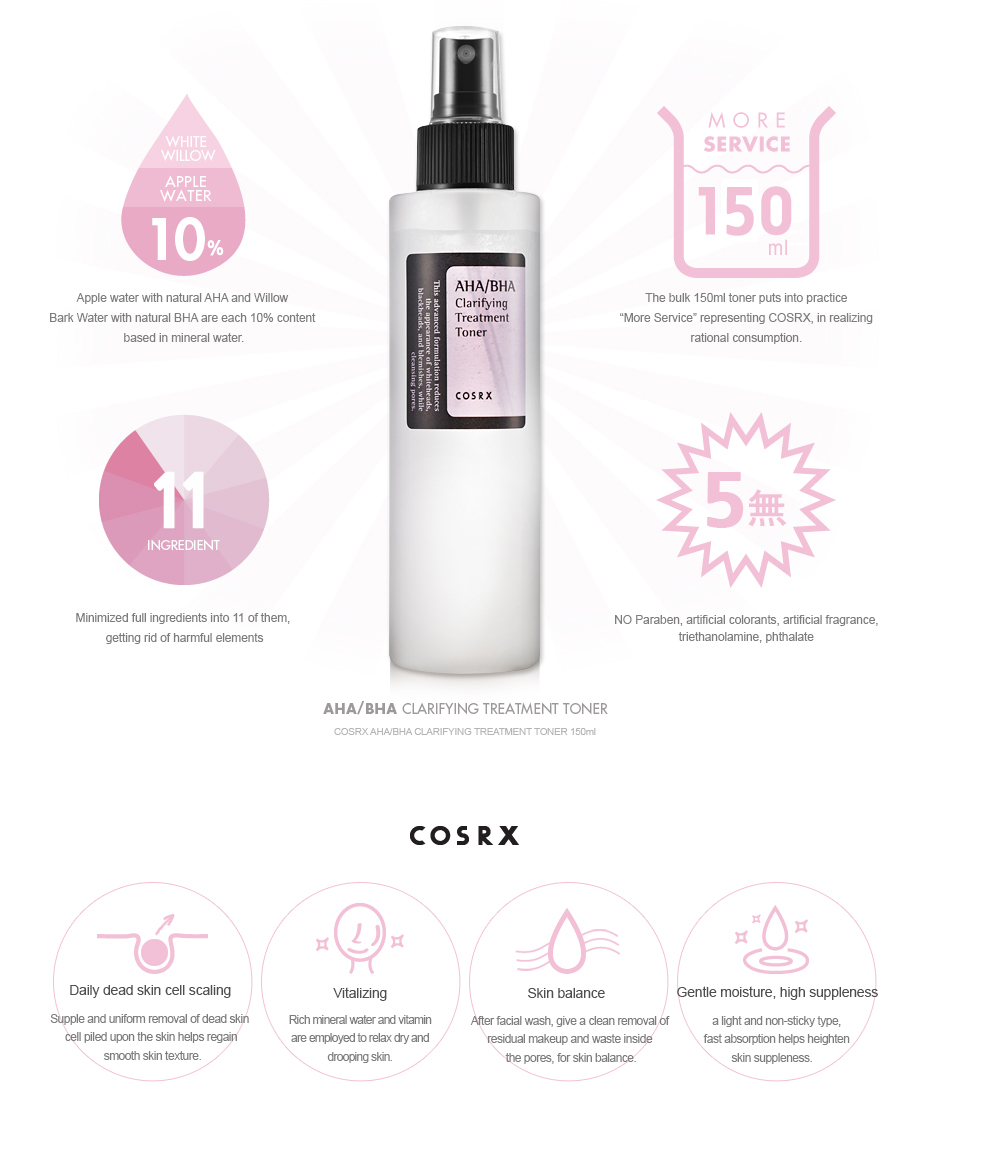 COSRX CLARIFYING TREATMENT TONER 150ml