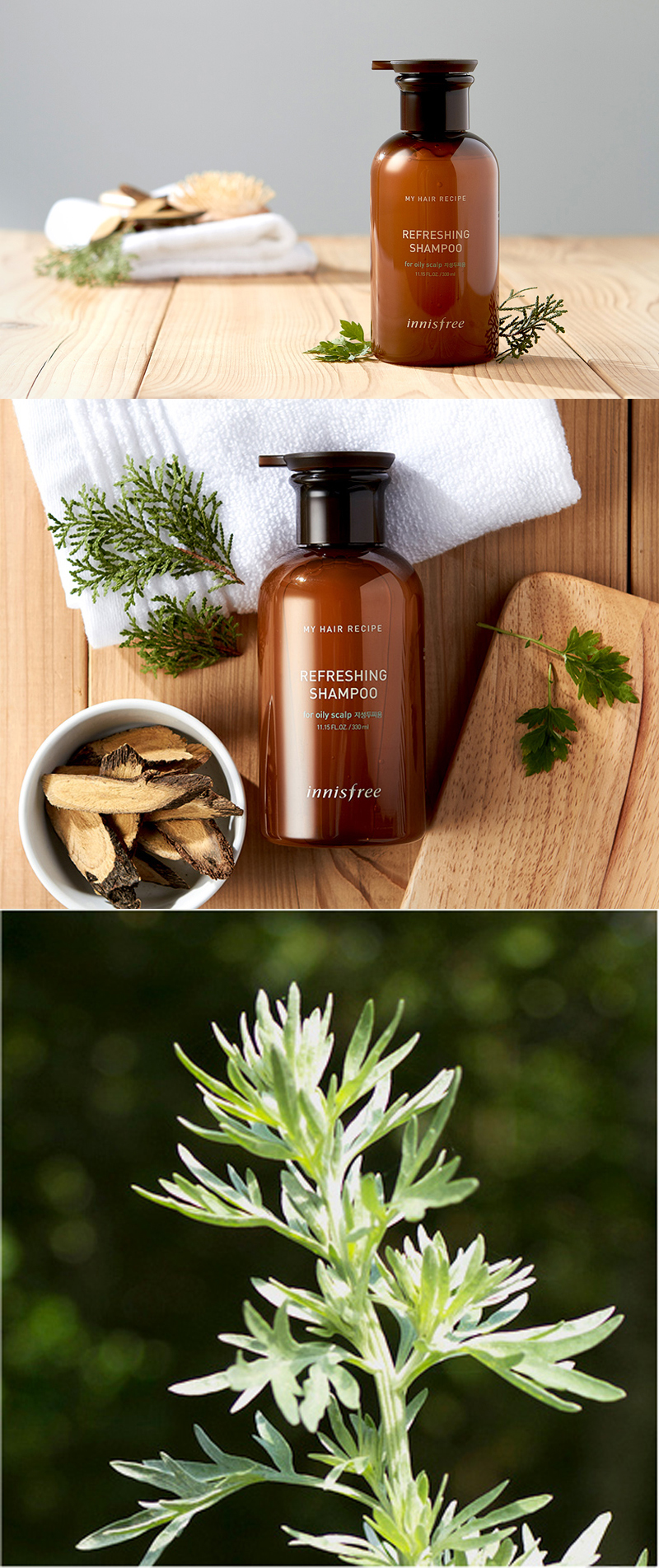 Hướng dẫn sử dụng My Hair Refreshing Shampoo Innisfree