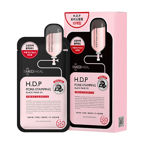 MEDIHEAL H.D.P Pore-Stamping Black Mask EX