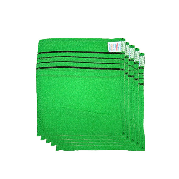 2 colors Korean Italy Exfoliating Body-Scrub Glove Towel Green Red  JKCA 