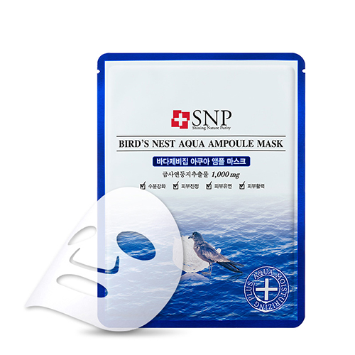 SNP Bird's Nest Aqua Ampoule Mask