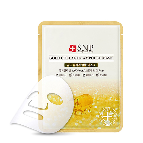 SNP Gold Collagen Ampoule Mask
