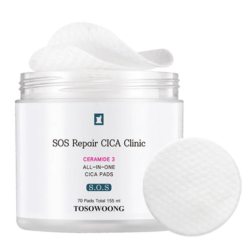 TOSOWOONG SOS Repair CICA Clinic All-In-One Cica Pads TOSOWOONG SOS Repair CICA Clinic All-In-One Cica Pads
