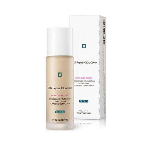 TOSOWOONG SOS Repair CICA Cover Concealer Foundation SPF47 PA++ TOSOWOONG SOS Repair CICA Cover Concealer Foundation SPF47 PA++