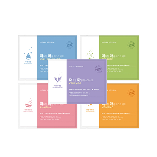 NATURE REPUBLIC Real Comforting Mask Sheet 24g 5ea