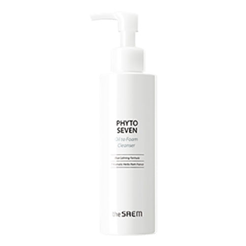 the SAEM PHYTO SEVEN Oil to Foam Cleanser the SAEM PHYTO SEVEN Oil to Foam Cleanser